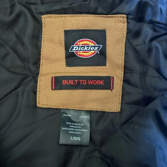 Men’s Dickies hooded shirt jacket - Picture 4 of 5